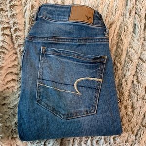American eagle skinny jeans size 4 regular